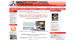 Desktop Screenshot of datarecoverycompanies.co.uk